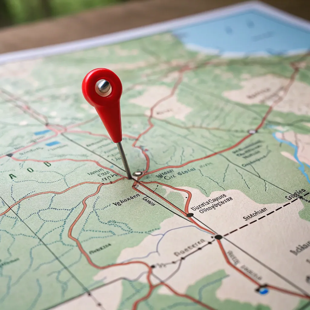 Location on the map